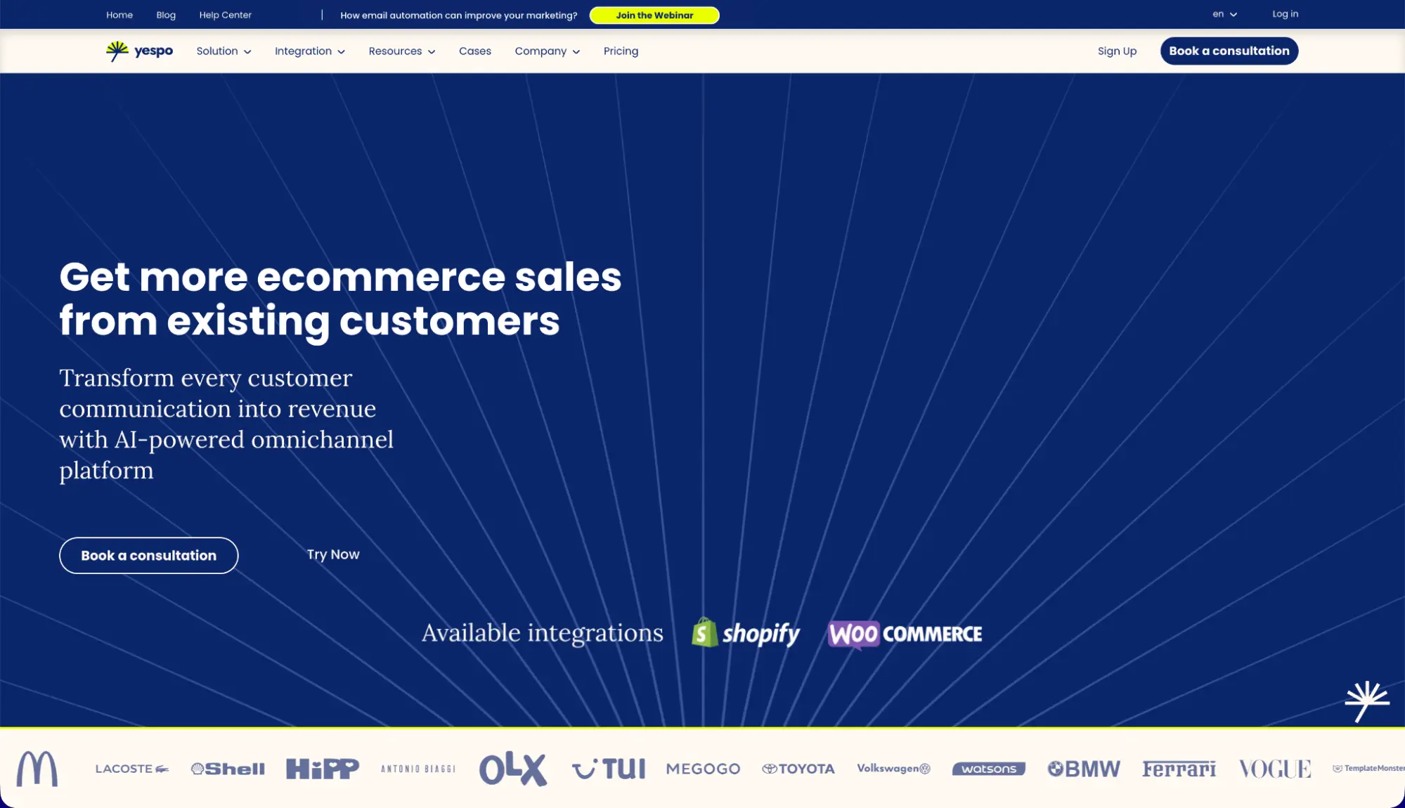 Yespo Omnichannel CDP Yespo Omnichannel CDP