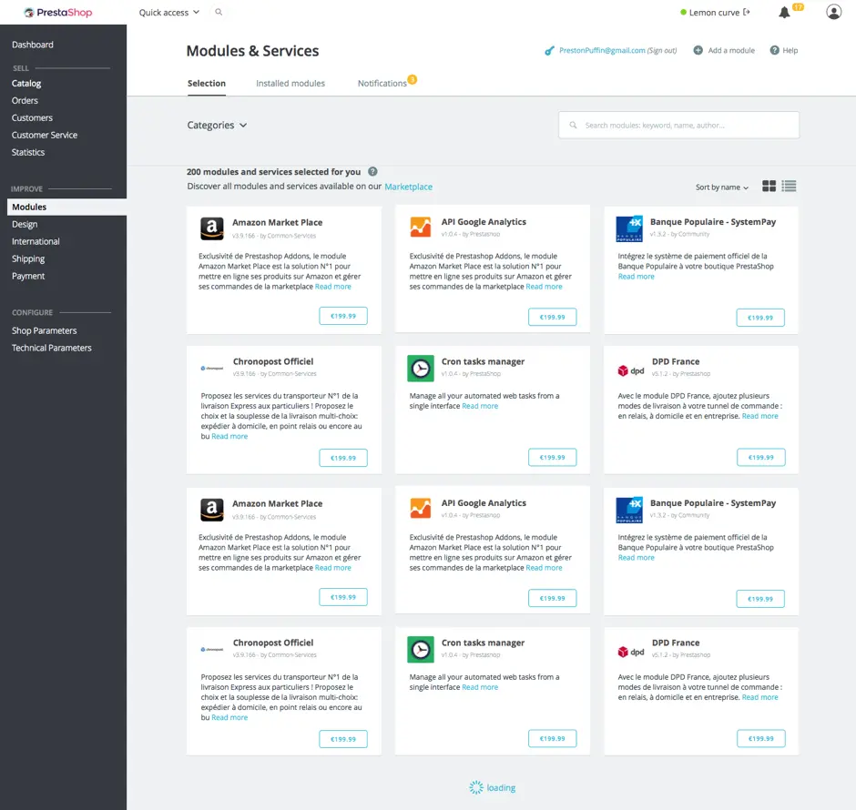 PrestaShop modules