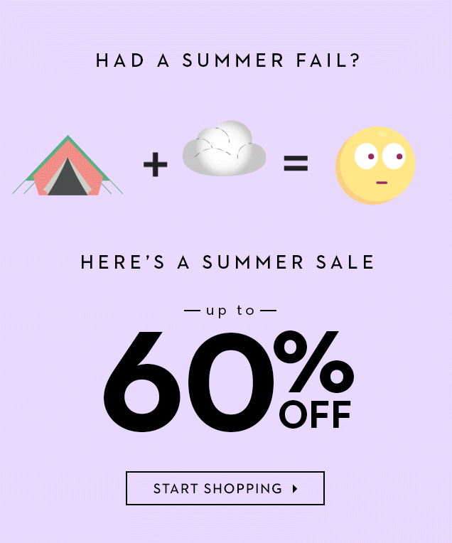 Summer GIFs with a unified message but slightly different visuals