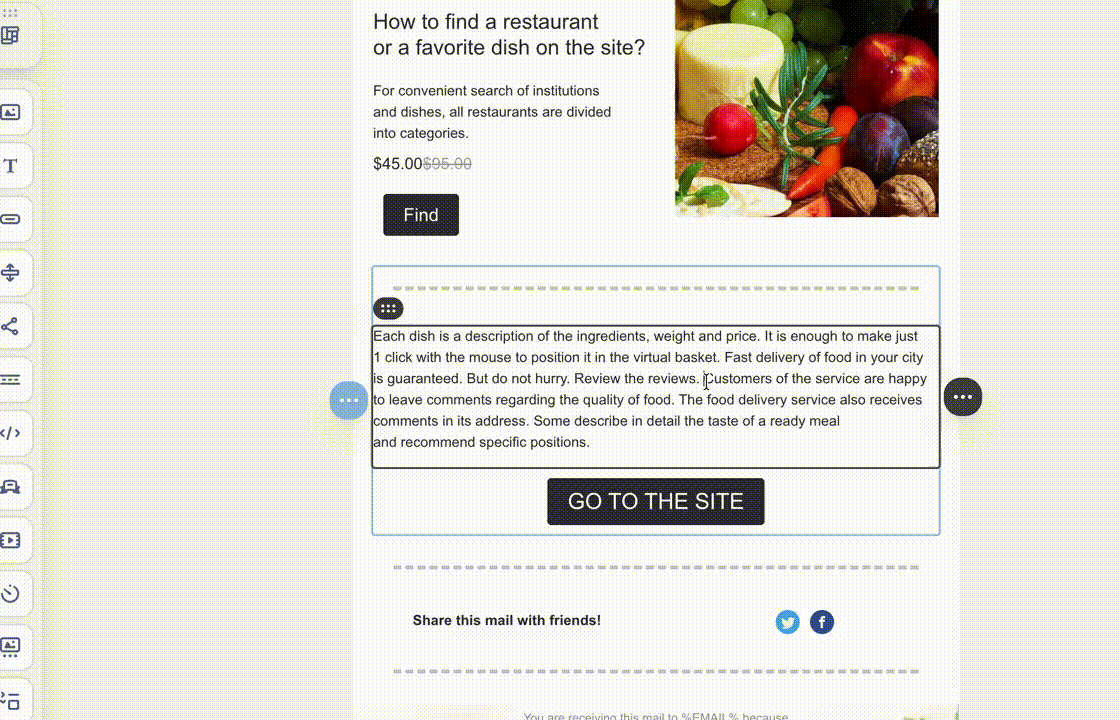 Yespo’s email editor with built-in AI features Yespo’s email editor with built-in AI features