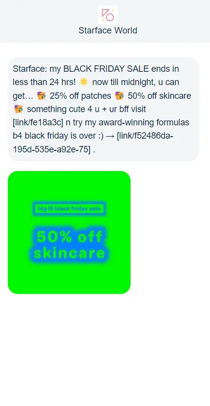 An MMS message from Starface An MMS message from Starface