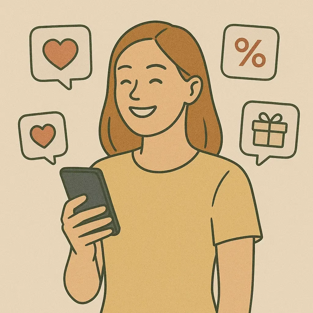 Anna is satisfied because she has experienced a high-quality omnichannel journey