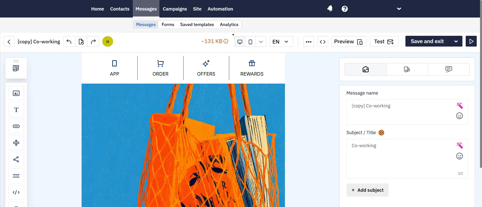 New Email Editor New Email Editor