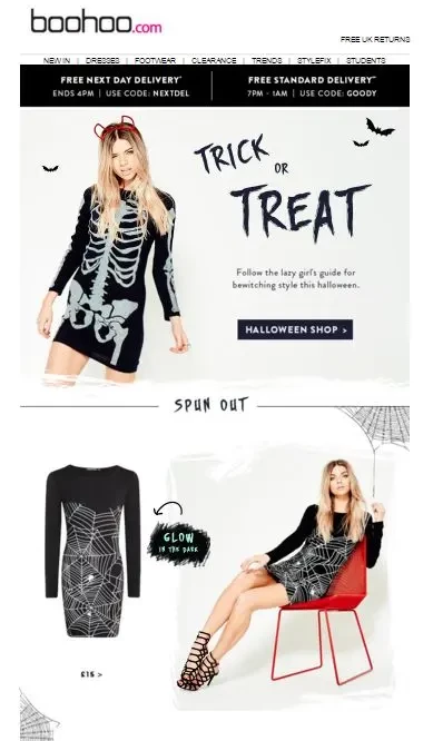 Pagina principală Boohoo.com