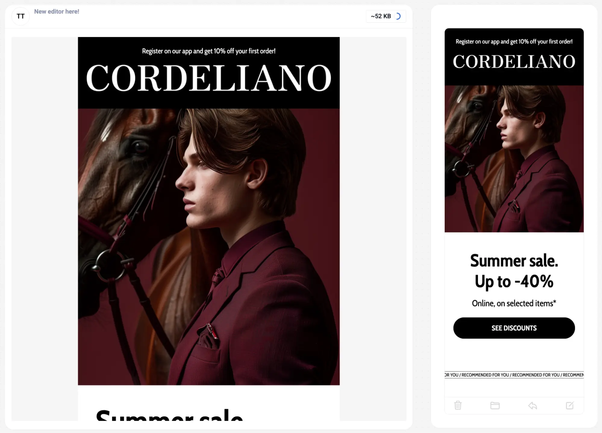 Podgląd e-maila na urządzeniach mobilnych i komputerach w Yespo