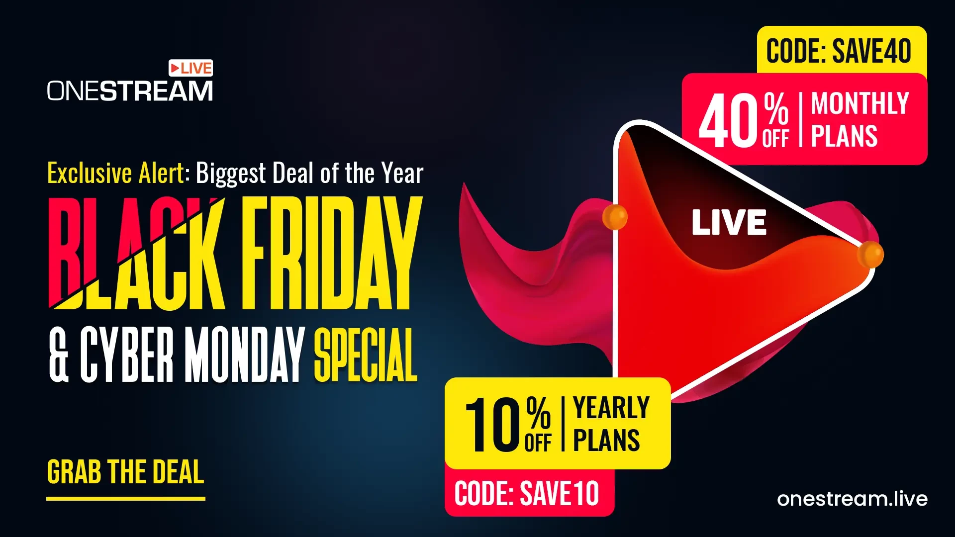 OneStream Live offer