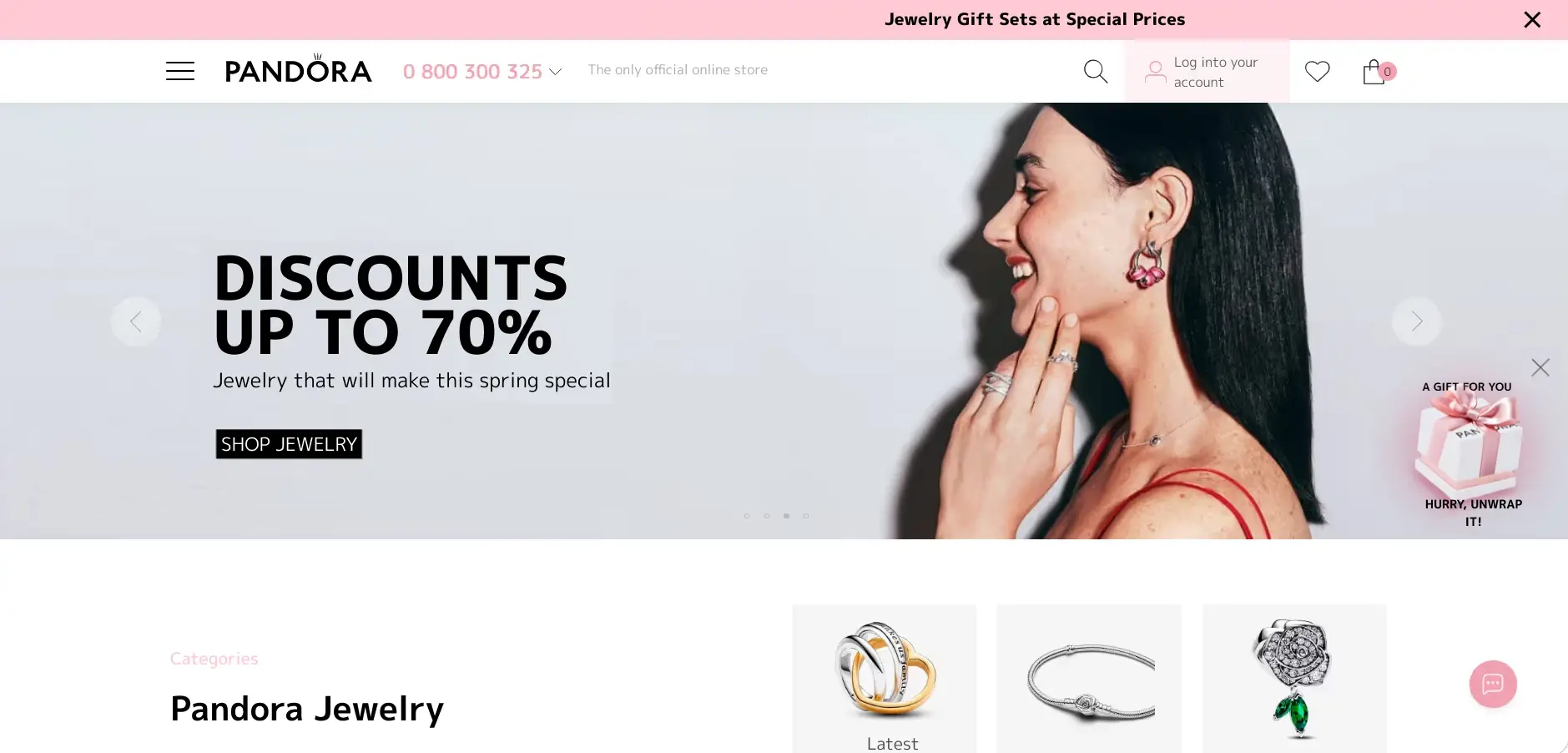 Gamified widget on the brand’s site