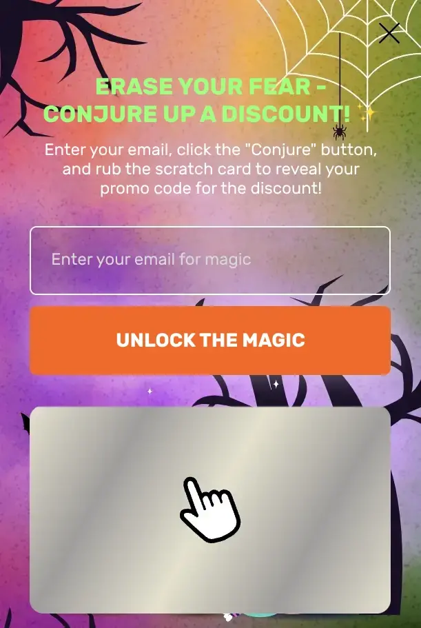 Scratch card widget from VARUS.UA