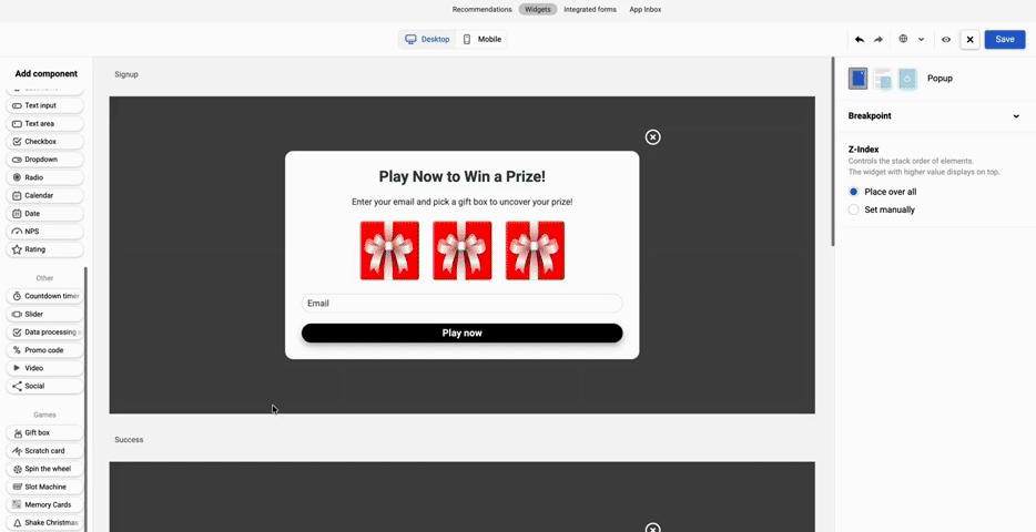 Creating the Match the Cards game in the Yespo editor Creating the Match the Cards game in the Yespo editor