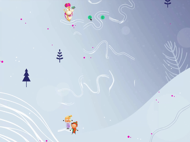 A St. Nicholas Day-themed maze A St. Nicholas Day-themed maze