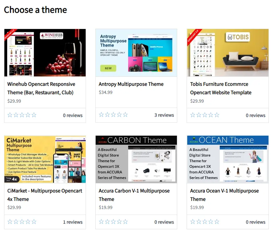 Premium theme templates