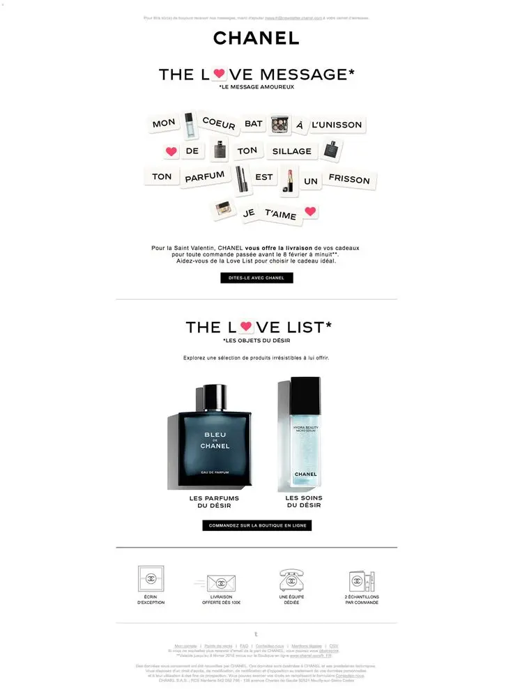 CHANEL email newsletter CHANEL email newsletter