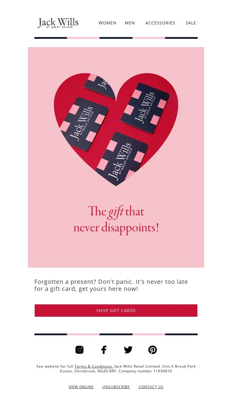 Last-Minute Gift Card Last-Minute Gift Card