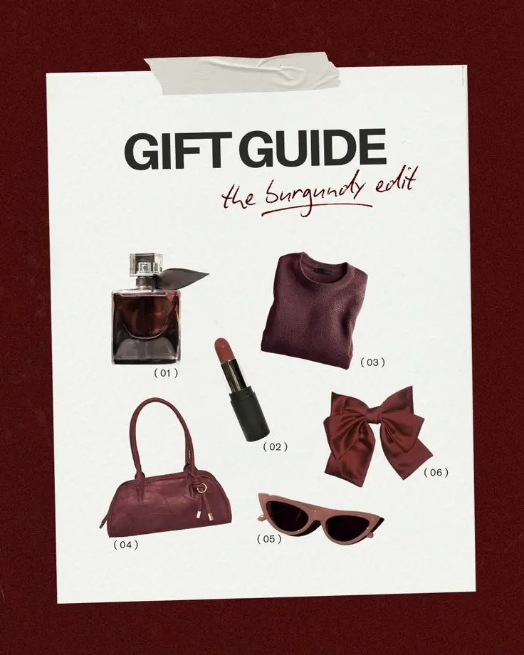 Valentine’s gift guide ranged by color Valentine’s gift guide ranged by color