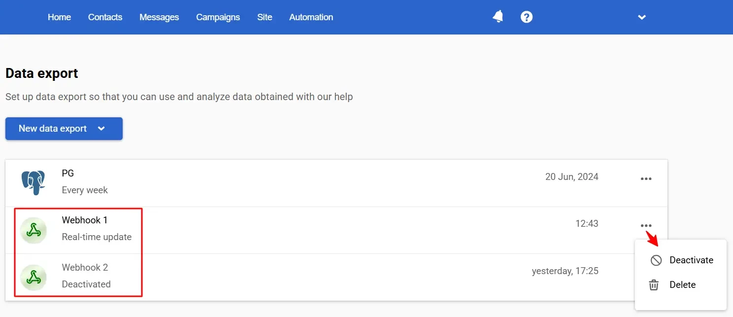 Webhooks
