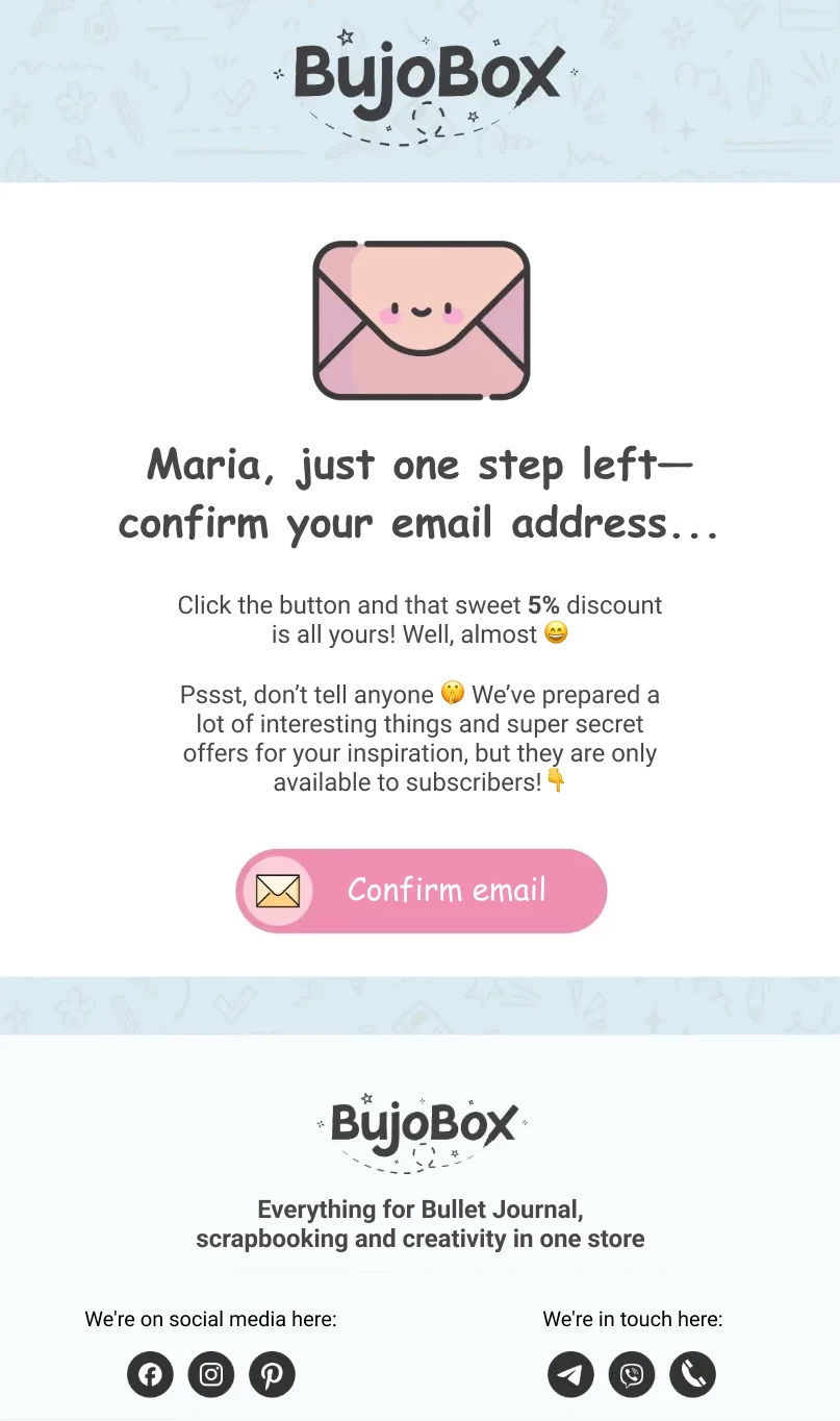 Letter from the BuJoBox DOI workflow