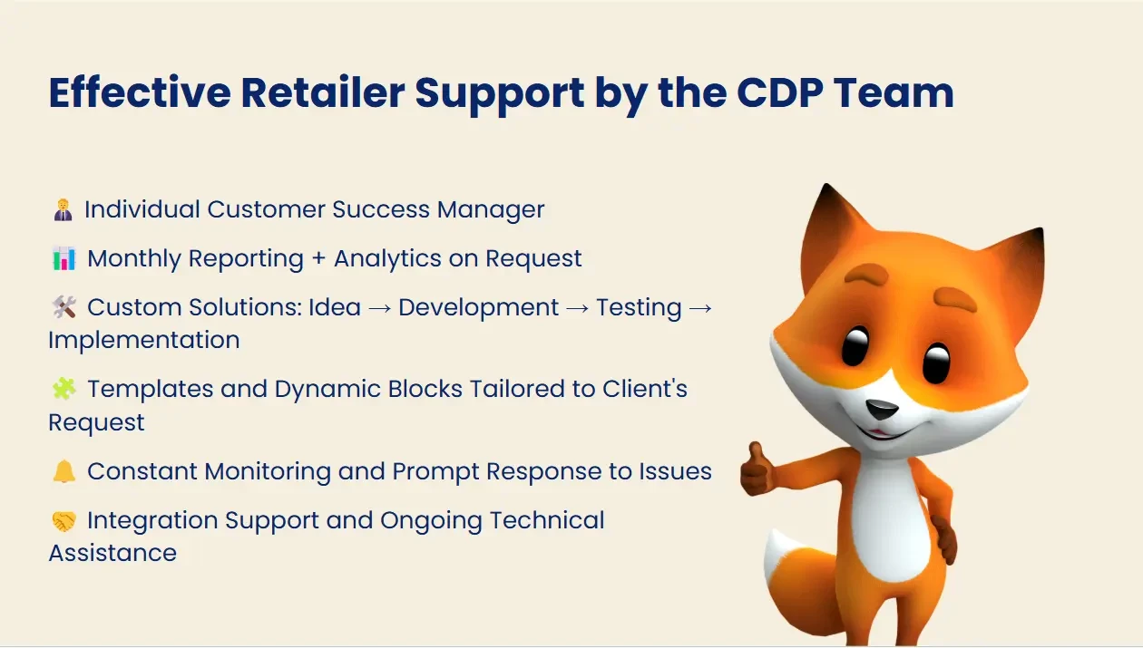How Yespo supports retailer in marketing strategy implementation
