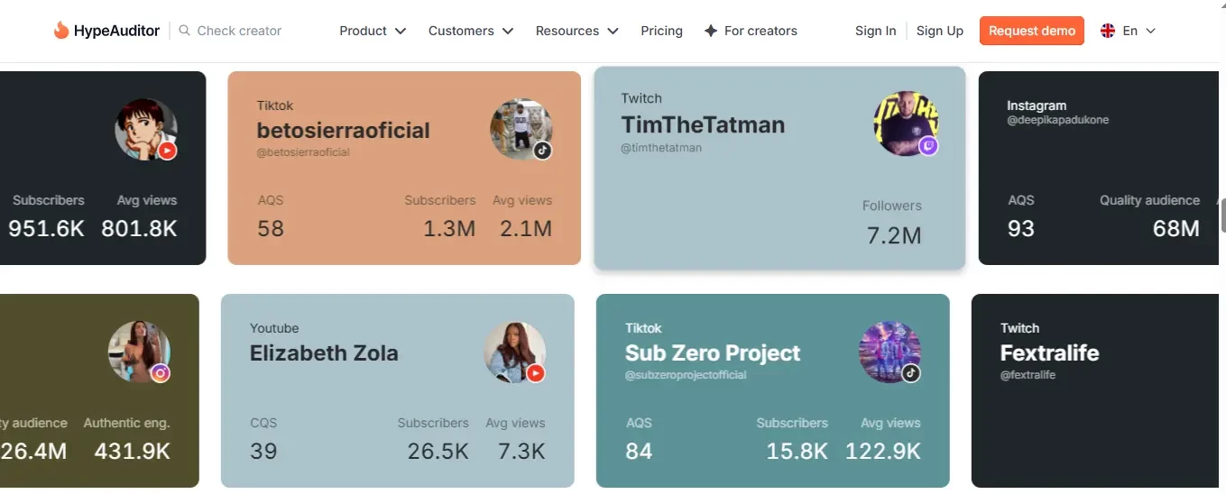 HipeAuditor influencer marketing platform