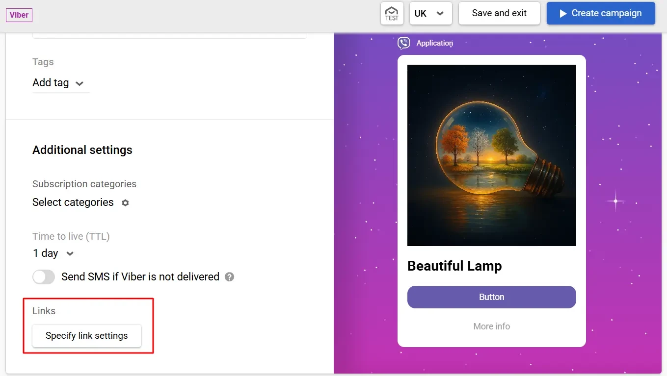 Setting up UTM tags