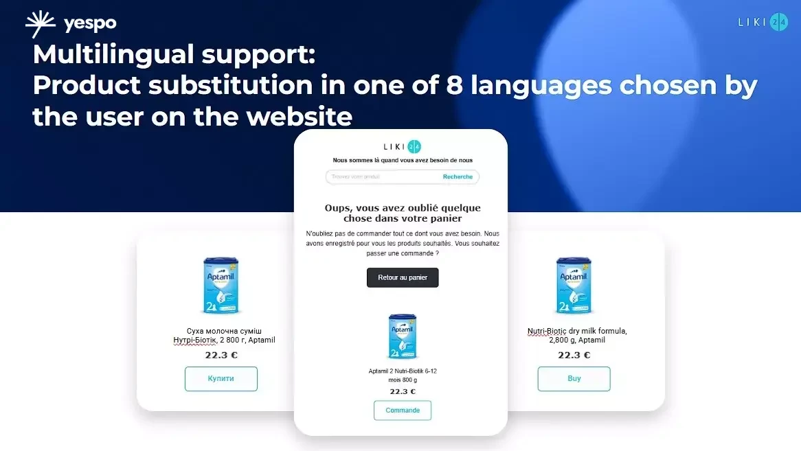 Liki24.com multilingual functionality